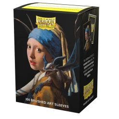 GTS TCG Supplies Dragon Shield Sleeves: Brushed Art – The Girl With The Pearl Earring (100ct)