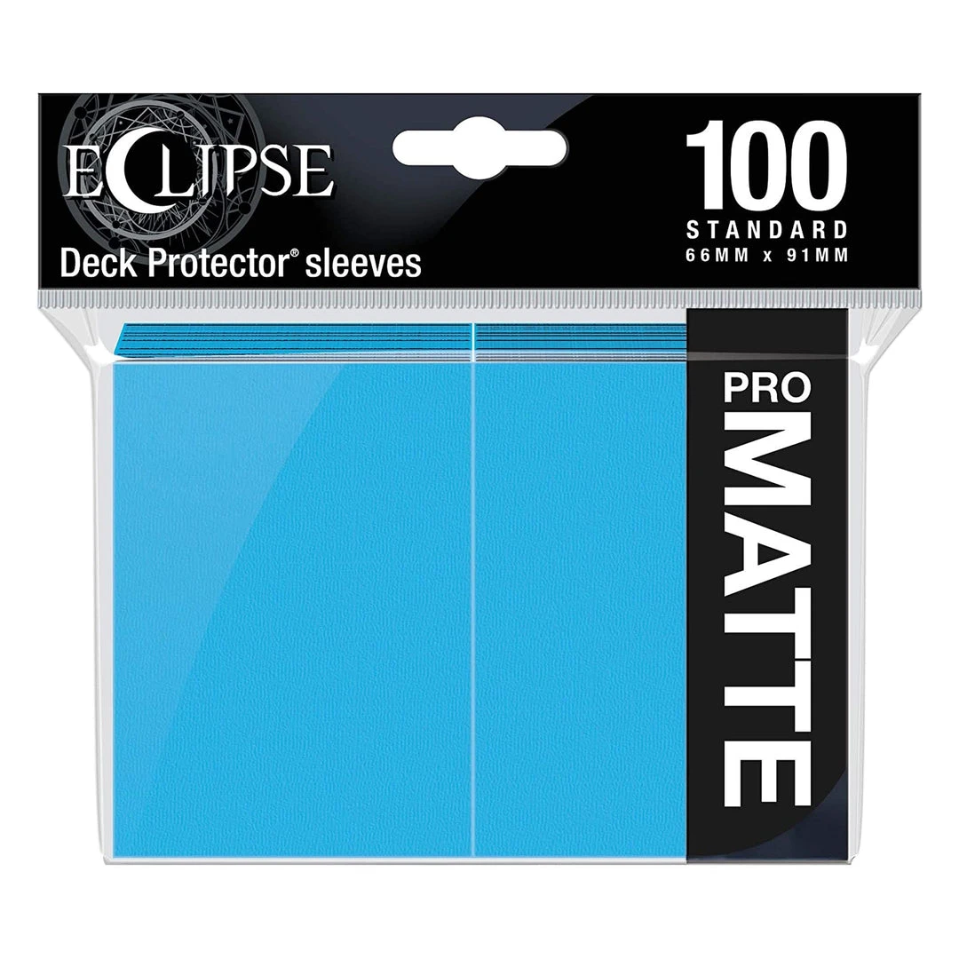 Southern Hobby TCG Supplies Eclipse Sky Blue Matte Standard Sleeves - 100ct 3 Southern Hobby TCG Supplies Eclipse Sky Blue Matte Standard Sleeves - 100ct