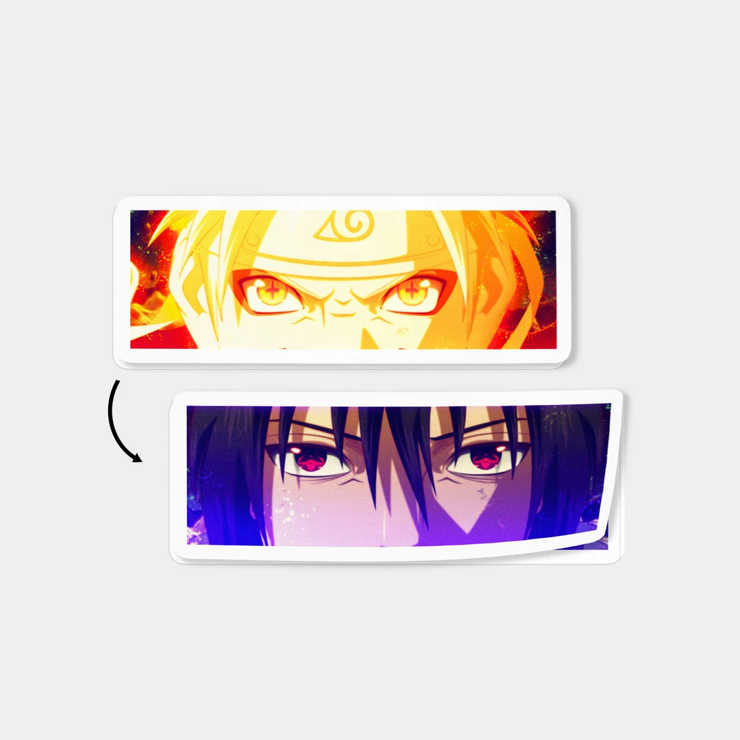 Mily Home Décor Naruto: Shippuden Naruto & Sasuke Eyes Lenticular Sticker 4 Mily Home Décor Naruto: Shippuden Naruto & Sasuke Eyes Lenticular Sticker