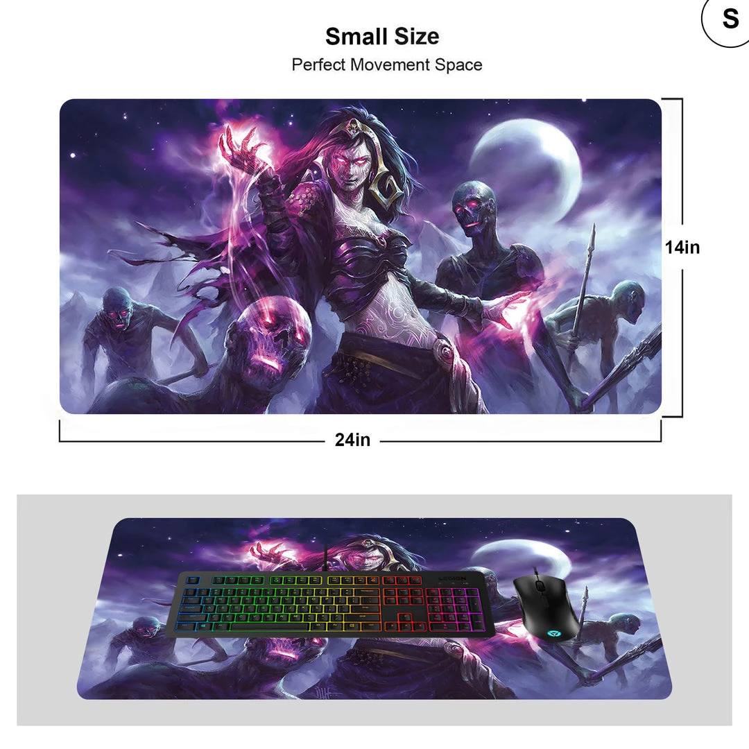 Mily Magic: The Gathering Liliana Vess Playmat TCG Supplies 4 Mily Magic: The Gathering Liliana Vess Playmat TCG Supplies