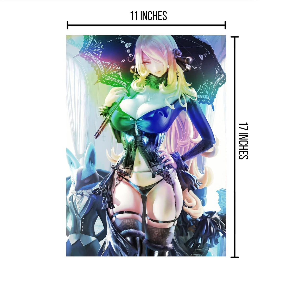 Mily Lifestyle Pokemon Cynthia Pin Up "11 X 17" Metallic Glossy Art Print 4 Mily Lifestyle Pokemon Cynthia Pin Up "11 X 17" Metallic Glossy Art Print