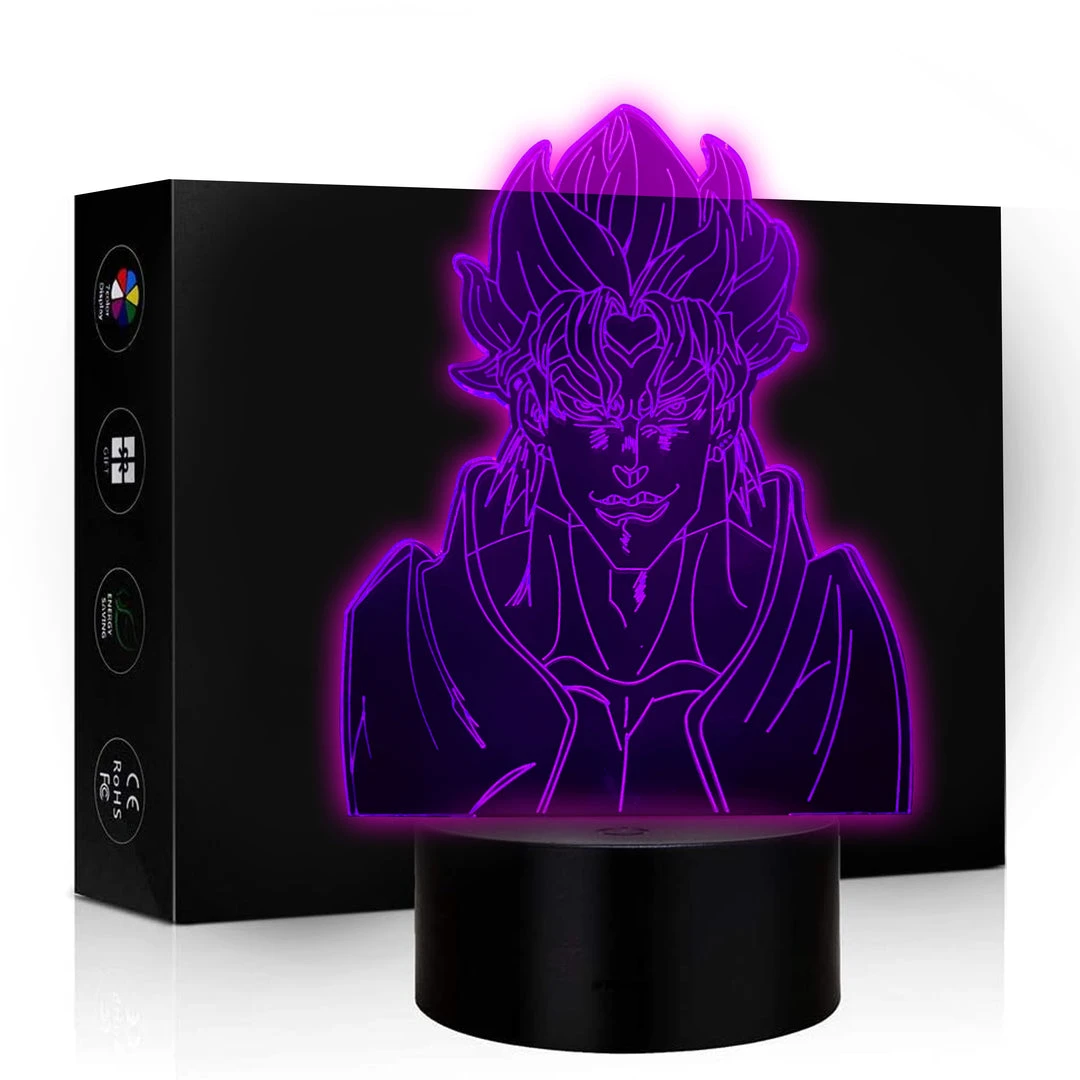 Mily JoJo's Bizarre Adventure Dio Acrylic LED Lamp 3 Mily JoJo's Bizarre Adventure Dio Acrylic LED Lamp