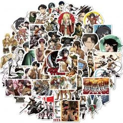 Mily Home Décor Attack On Titan Sticker Pack