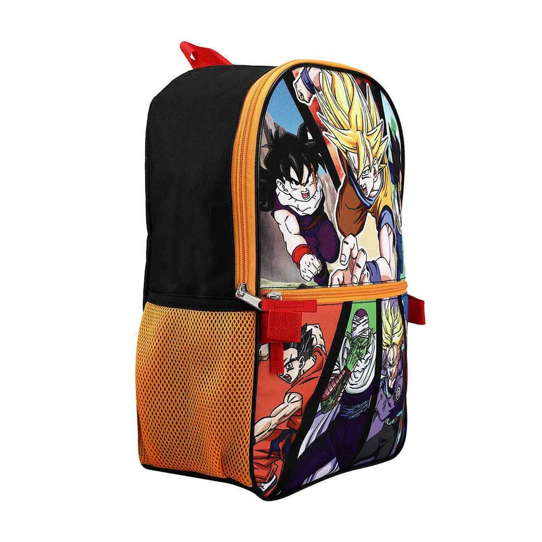 Dragon Ball Sublimated Print Bioworld Mini Backpack W/ Lunch Kit 4 Dragon Ball Sublimated Print Bioworld Mini Backpack W/ Lunch Kit