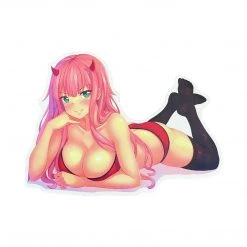 Mily Darling In The FranXX Zero Two Sexy Laying Down Sticker Home Décor
