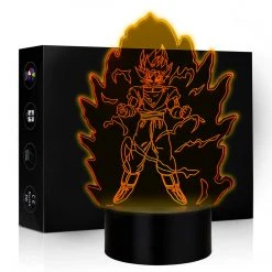 Mily Dragon Ball Goku Power Up Acrylic LED Lamp