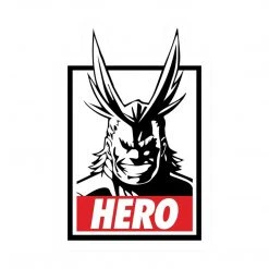 Mily My Hero Academy All Might Hero Sticker Home Décor