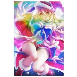 Mily Yu-Gi-Oh! Christmas Dark Magician Girl Pin Up "11 X 17" Metallic Glossy Art Print Lifestyle