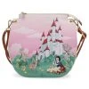 Disney Snow White Castle Scene Loungefly Crossbody Bag Accessories 1 Disney Snow White Castle Scene Loungefly Crossbody Bag Accessories