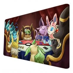 Mily Pokemon Eeveelutions Playing Cards 14 X 24 In Playmat TCG Supplies
