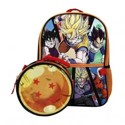Dragon Ball Sublimated Print Bioworld Mini Backpack W/ Lunch Kit