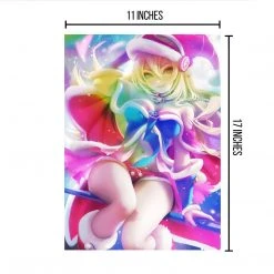 Mily Yu-Gi-Oh! Christmas Dark Magician Girl Pin Up "11 X 17" Metallic Glossy Art Print Lifestyle