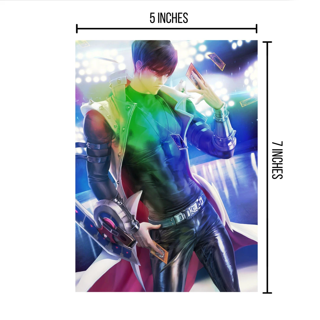 Mily Yu-Gi-Oh! Seto Kaiba Pin Up "5 X 7" Metallic Glossy Art Print Lifestyle 4 Mily Yu-Gi-Oh! Seto Kaiba Pin Up "5 X 7" Metallic Glossy Art Print Lifestyle