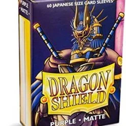 SOUTHERN HOBBY Dragon Shield Japanese Matte Purple Card Sleeves - 60ct TCG Supplies