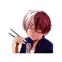 Mily My Hero Academy Todoroki Eating Sticker Home Décor