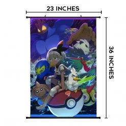 Mily Pokemon Bea And Pokemon 23 X 36 Inch Wall Scroll Poster