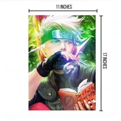 Mily Lifestyle Naruto: Shippuden Kakashi Hatake "11 X 17" Metallic Glossy Art Print