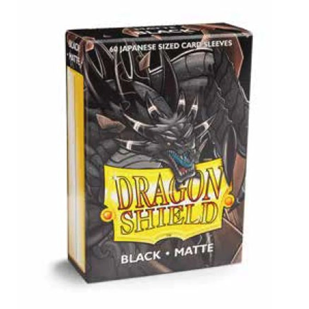 GTS DRAGON SHIELD SLEEVES: JAPANESE MATTE BLACK - 60CT TCG Supplies 3 GTS DRAGON SHIELD SLEEVES: JAPANESE MATTE BLACK - 60CT TCG Supplies