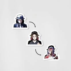 Mily Demon Slayer Muzan Lenticular Sticker