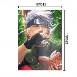 Mily Lifestyle Naruto: Shippuden Kakashi Hatake "11 X 17" Aluminum Art Print