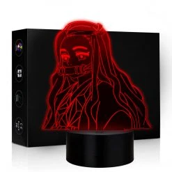 Mily Demon Slayer Nezuko Close Up Acrylic LED Lamp