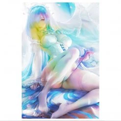 Mily Re:Zero Rem Wedding Dress "11 X 17" Metallic Glossy Art Print Lifestyle