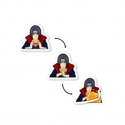 Mily Naruto Itachi Fireball Technique Lenticular Sticker