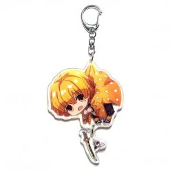 Mily Demon Slayer Zenitsu Dangle Acrylic Keychain Accessories