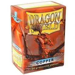 GTS TCG Supplies DRAGON SHIELD SLEEVES - STANDARD COPPER - 100ct