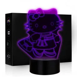 Mily Figures Sanrio Hello Kitty Dress & Purse Acrylic LED Lamp