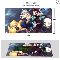Mily Demon Slayer Main Four 14 X 24 In Playmat