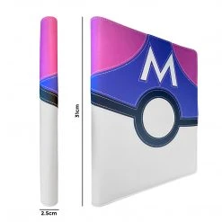 Mily Totem World Master Ball Stitched Poke Ball Theme 9-Pocket Binder