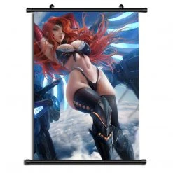 Mily League Of Legends Gun Goddess Miss Fortune 23 X 36 Inch Wall Scroll Poster Ver. 2 Home Décor