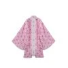 Mily Demon Slayer Nezuko Haori Sheer Women's Robe Apparel