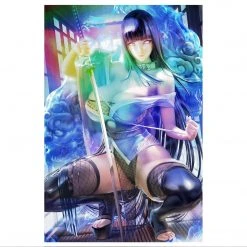 Mily Lifestyle Naruto: Shippuden Hinata Hyuga "5 X 7" Metallic Glossy Art Print
