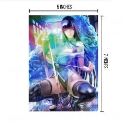 Mily Lifestyle Naruto: Shippuden Hinata Hyuga "5 X 7" Metallic Glossy Art Print