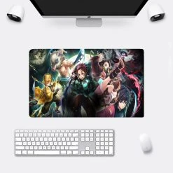Mily TCG Supplies Demon Slayer Character Collage 14 X 24 Inch Playmat