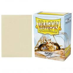 GTS TCG Supplies DRAGON SHIELD CARD SLEEVES: MATTE IVORY (BOX OF 100)