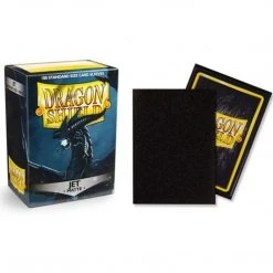 GTS DRAGON SHIELD CARD SLEEVES: MATTE JET (BOX OF 100) TCG Supplies