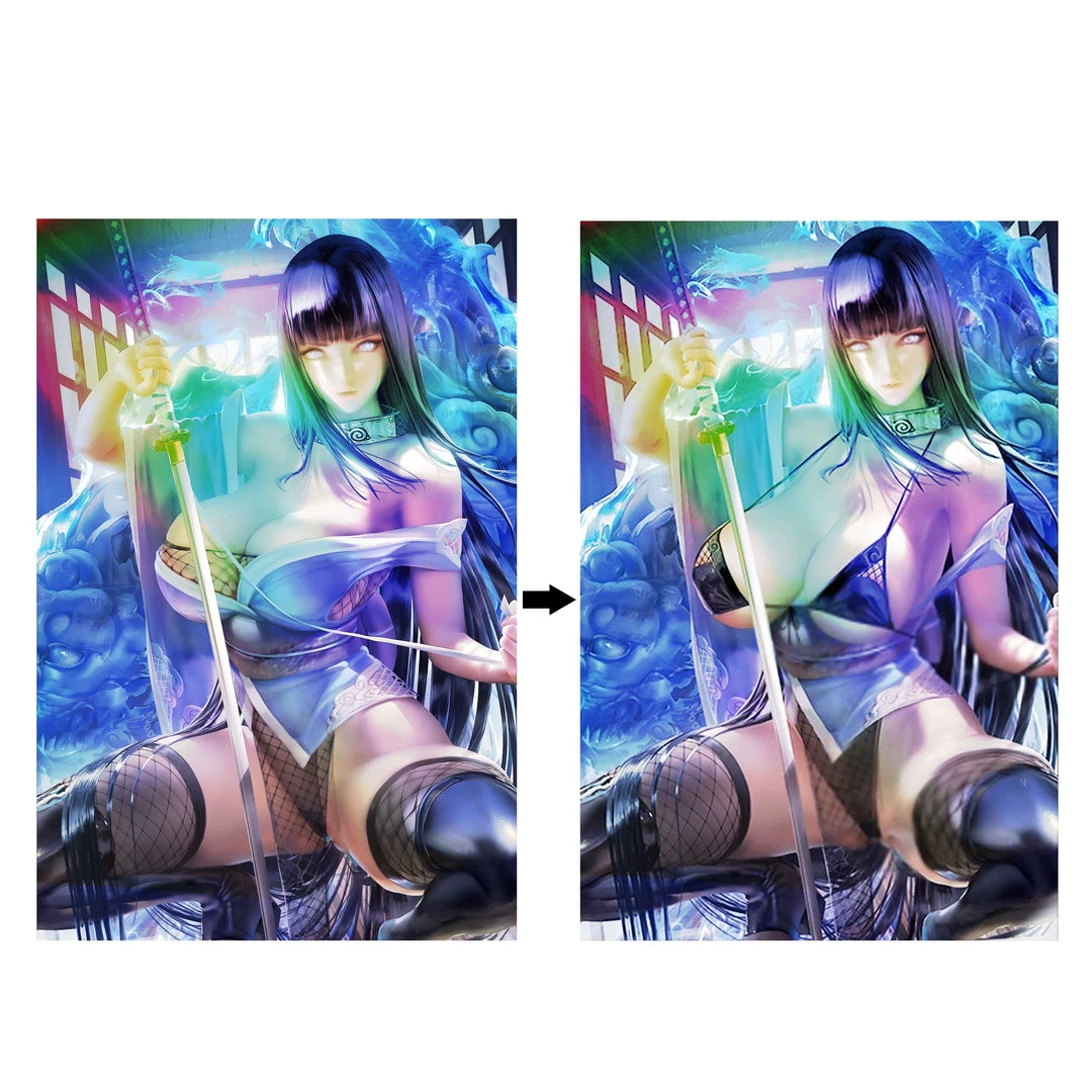 Mily Naruto: Shippuden Hinata Hyuga "5 X 7" Lenticular 3D Art Print 3 Mily Naruto: Shippuden Hinata Hyuga "5 X 7" Lenticular 3D Art Print