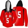 Mily Haikyu!! Kenma Kozume #5 Zip Up Hoodie 1 Mily Haikyu!! Kenma Kozume #5 Zip Up Hoodie