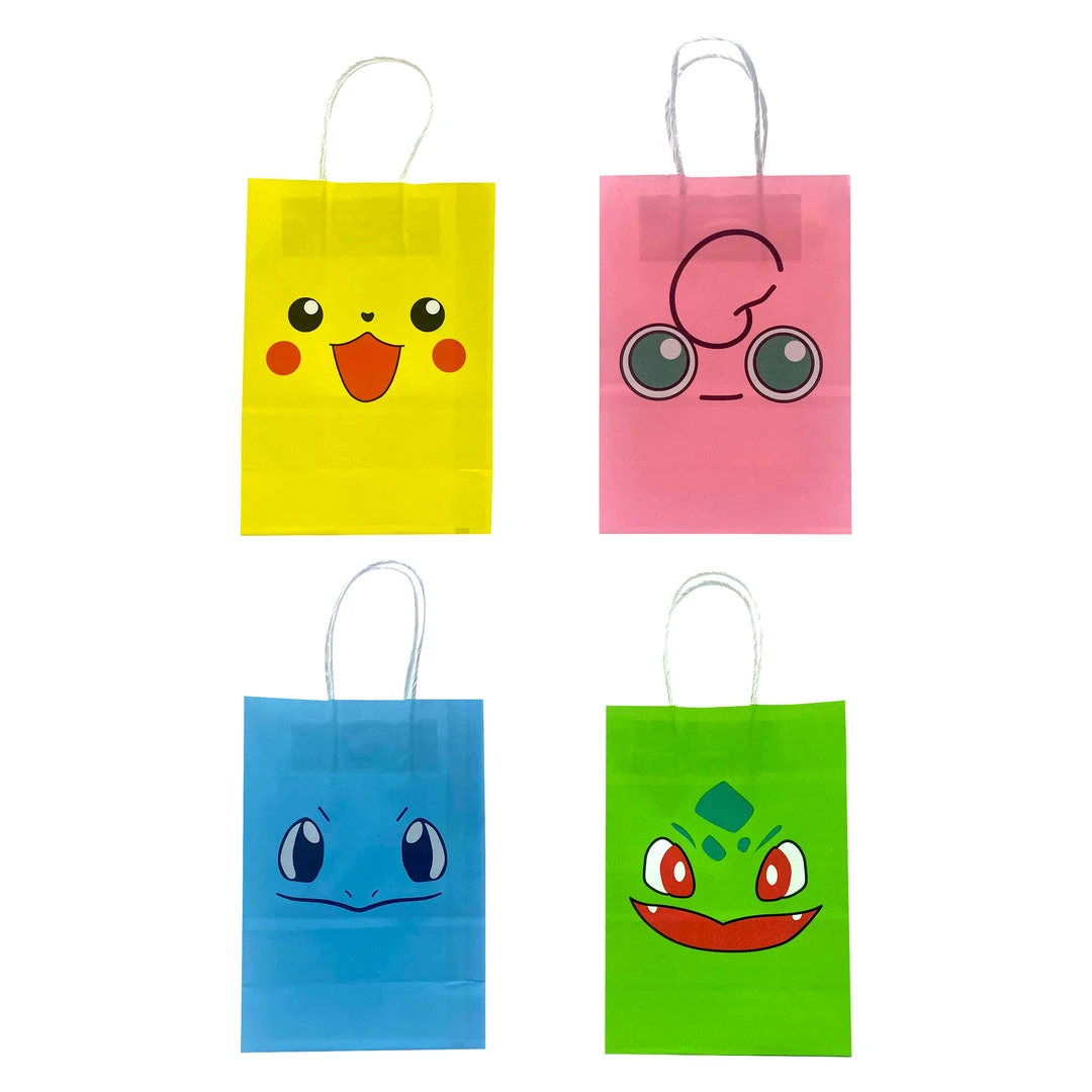 Mily Pokemon First Gen 16-Piece Gift Bag Set 3 Mily Pokemon First Gen 16-Piece Gift Bag Set