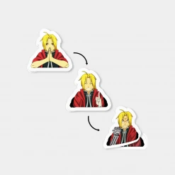 Mily Fullmetal Alchemist Edward Elric Lenticular Sticker