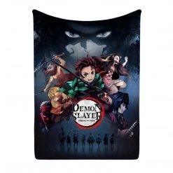Mily Demon Slayer Anime Promo Throw Blanket