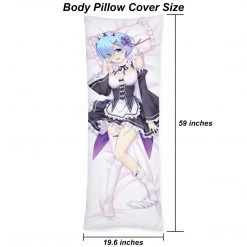 Mily Re:Zero Rem Version 2.0 Body Pillow Cover Lifestyle