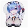 Mily Re:Zero Rem Cat Oppai Mouse Pad