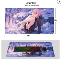 Mily TCG Supplies Darling In The FranXX Zero Two Snow Playmat