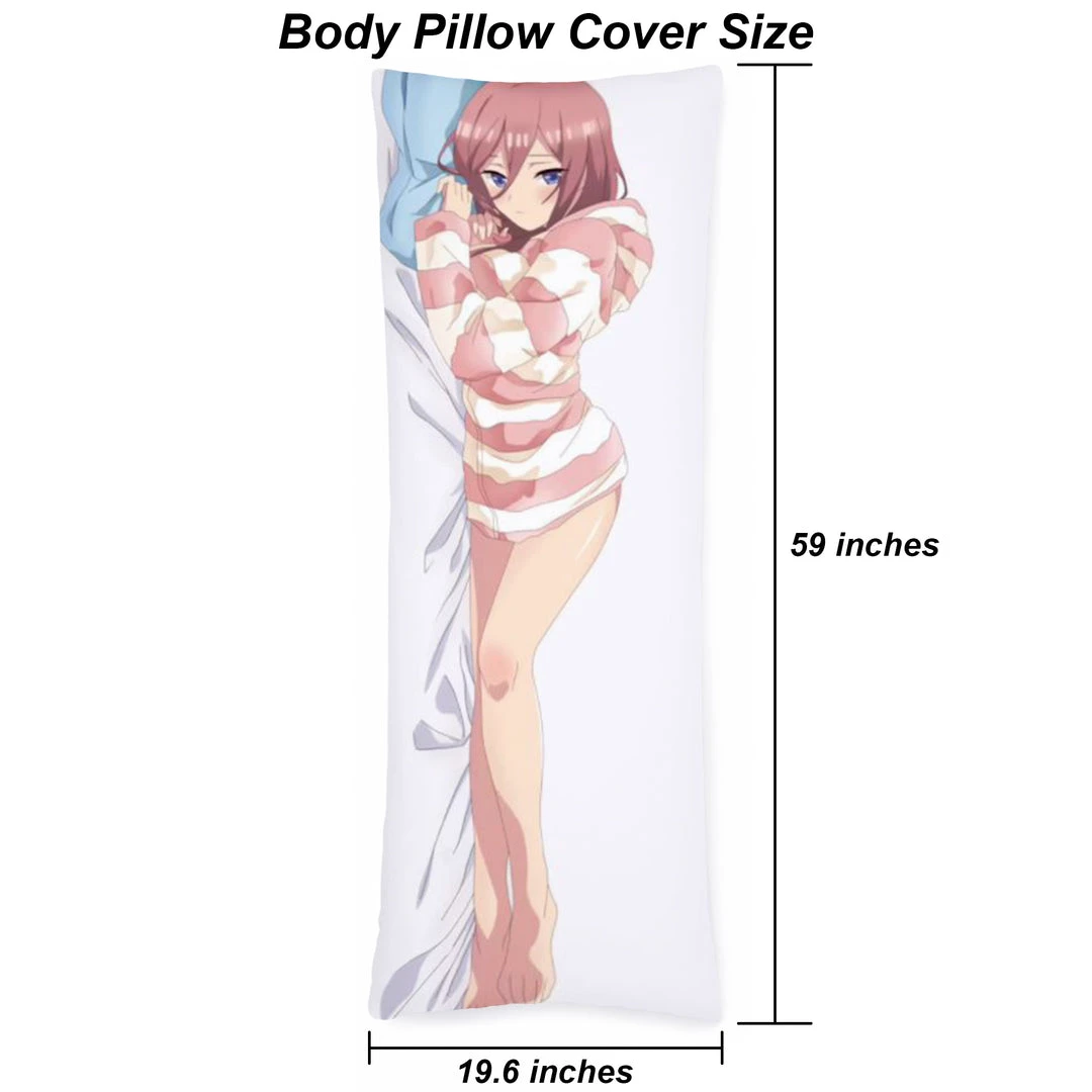 Mily The Quintessential Quintuplets Miku Nakano Body Pillow Cover (Ver. 2) Lifestyle 4 Mily The Quintessential Quintuplets Miku Nakano Body Pillow Cover (Ver. 2) Lifestyle