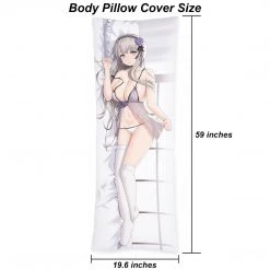 Mily Azur Lane Indomitable Body Pillow Cover