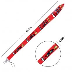 Mily Pokémon Pikachu Red Lanyard Accessories